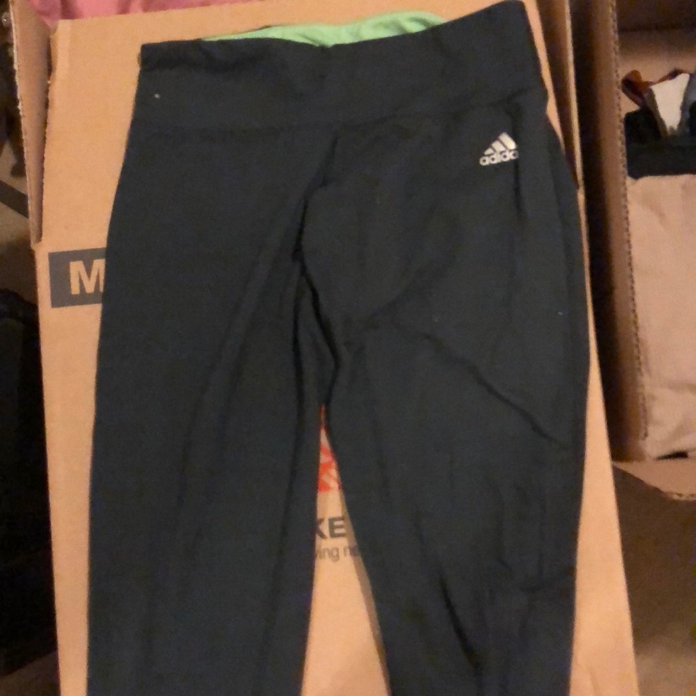 Gray adidas leggings